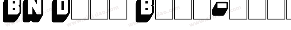 BN Deep Blue字体转换